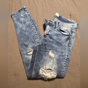 Mudd Distressed Blue Juniors Jeans